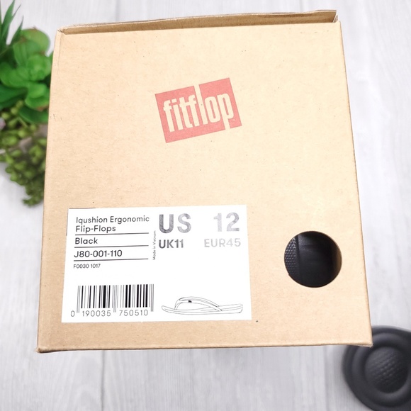 Fitflop IQUSHION Men’s Ergonomic Flip-Flops Sze 12 - Picture 7 of 7